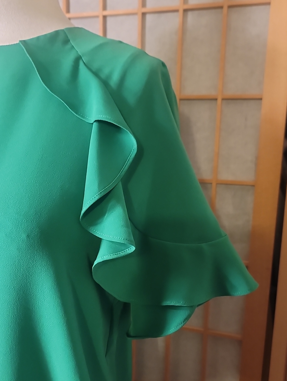 ZARA Ruffle Shift  Dress - Picture 3 of 7